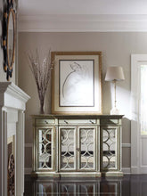 Habersham Bahama Sideboard/Curio with Mirror Doors, in a room setting | 23-0161 | ROLLADA