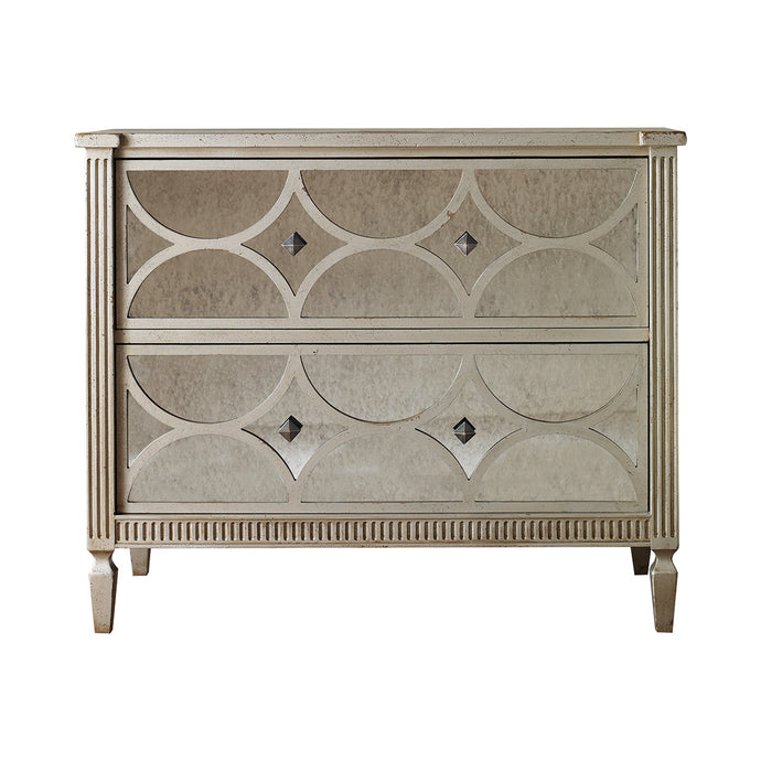 Habersham Crown Point Chest with Antique Mirror