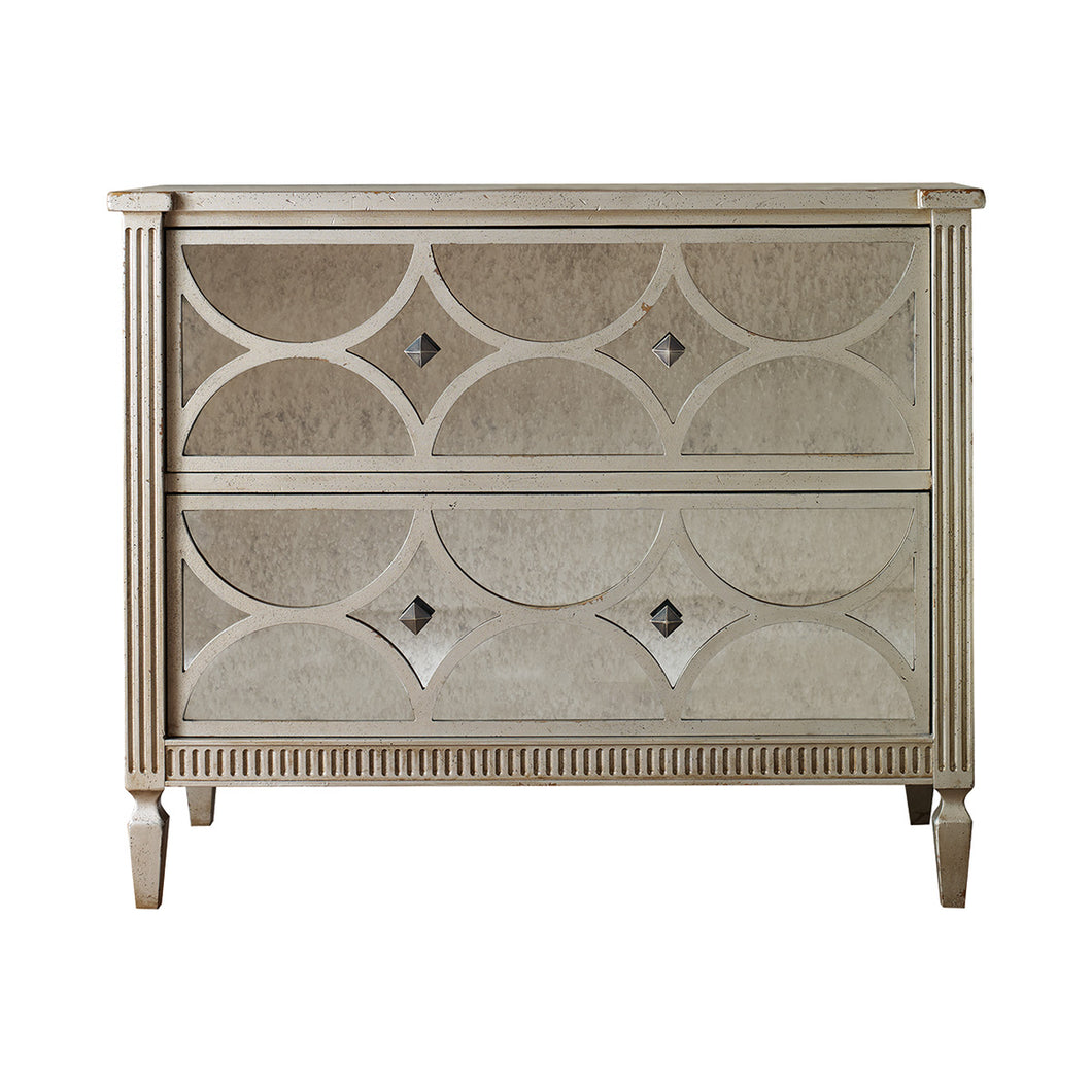 Habersham Crown Point Chest with Antique Mirror