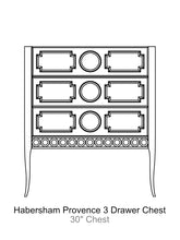 Habersham Provence 3 Drawer Chest