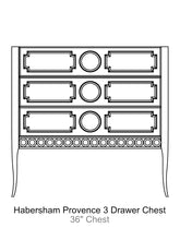 Habersham Provence 3 Drawer Chest