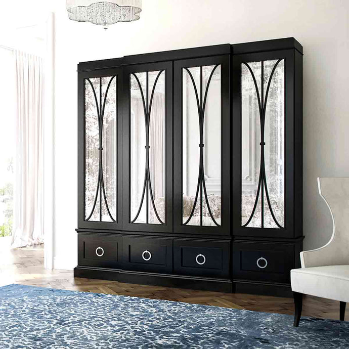 Habersham Astoria Breakfront with Oval Mullions in Room Setting | 03-2345 | ROLLADA